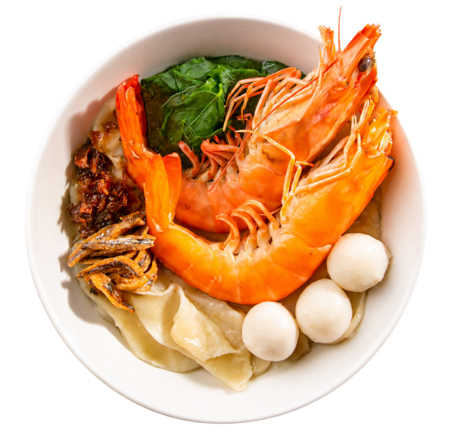 大虾面粉糕（汤）